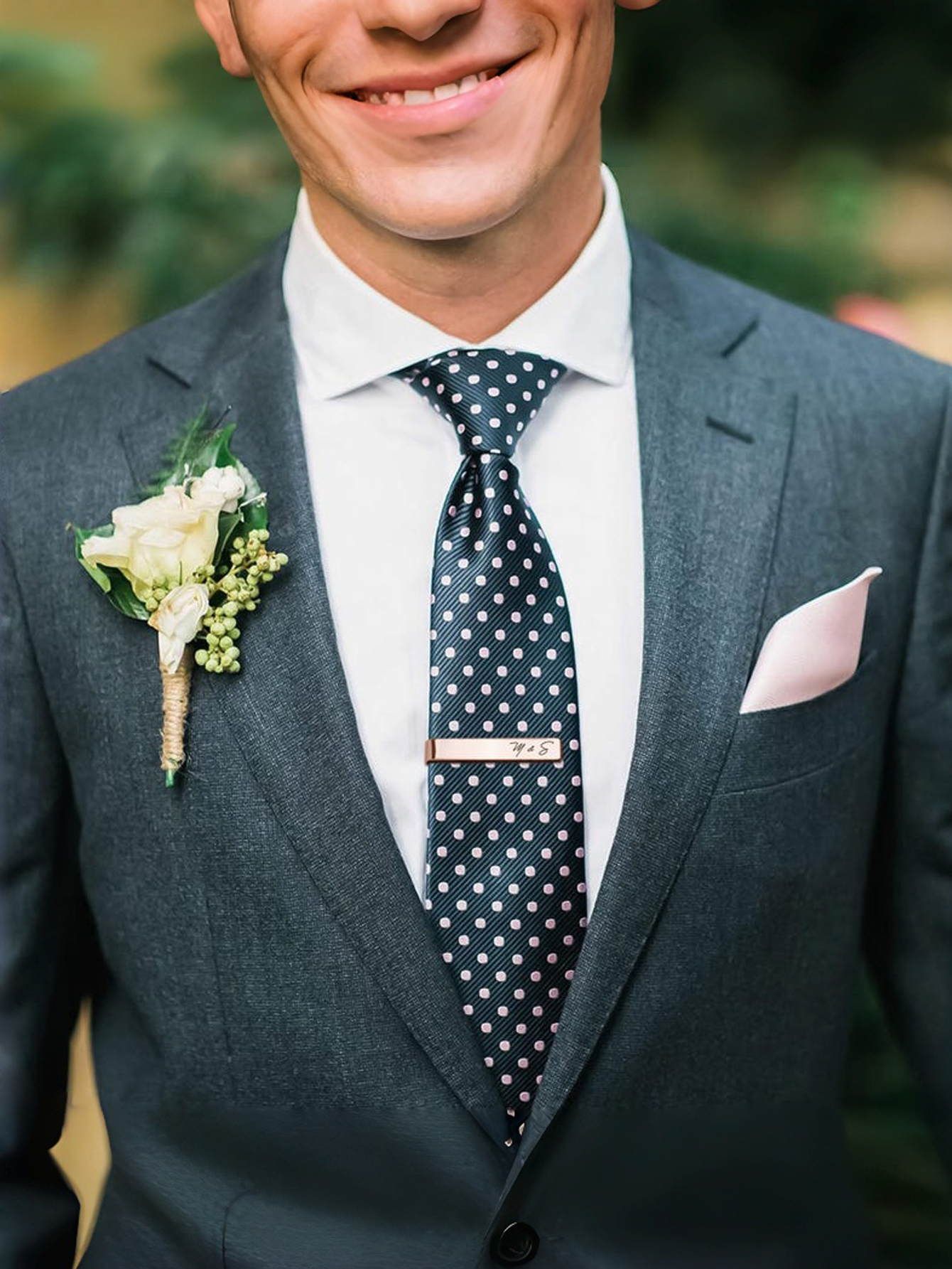 Custom Engraved Tie Clip - Personalized Tie Clip Father of the Groom Gift - Wedding Gift